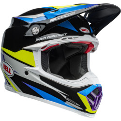 Casque BELL Moto-9S Flex - Pro Circuit 24 Gloss Black/Blue BELL 2 - AVSmoto Racing Parts 