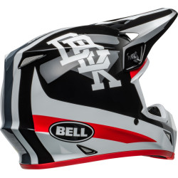 Casque BELL MX-9 Mips - Twitch DBK 24 Gloss Black/White BELL 7 - AVSmoto Racing Parts 