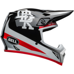 Casque BELL MX-9 Mips - Twitch DBK 24 Gloss Black/White BELL 8 - AVSmoto Racing Parts 