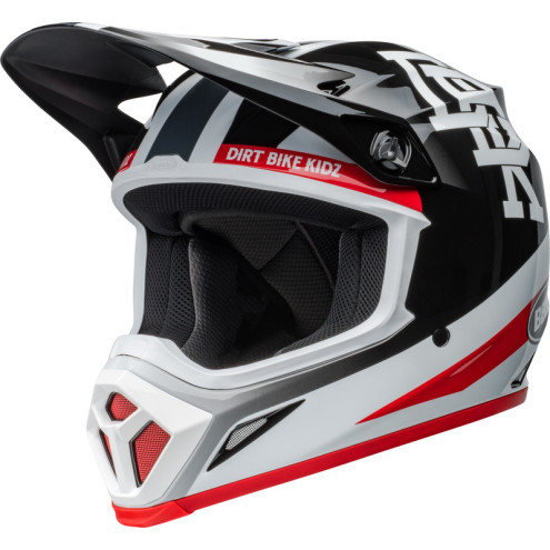 Casque BELL MX-9 Mips - Twitch DBK 24 Gloss Black/White BELL 1 - AVSmoto Racing Parts 