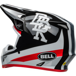 Casque BELL MX-9 Mips - Twitch DBK 24 Gloss Black/White BELL 5 - AVSmoto Racing Parts 