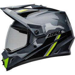 Casque BELL MX-9 Adventure MIPS - Alpine Gloss Met Gray/Camo BELL 4 - AVSmoto Racing Parts 