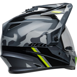 Casque BELL MX-9 Adventure MIPS - Alpine Gloss Met Gray/Camo BELL 7 - AVSmoto Racing Parts 