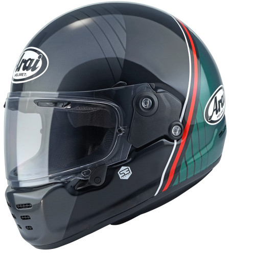 Casque ARAI CONCEPT-XE Temu - vert ARAI 1 - AVSmoto Racing Parts 