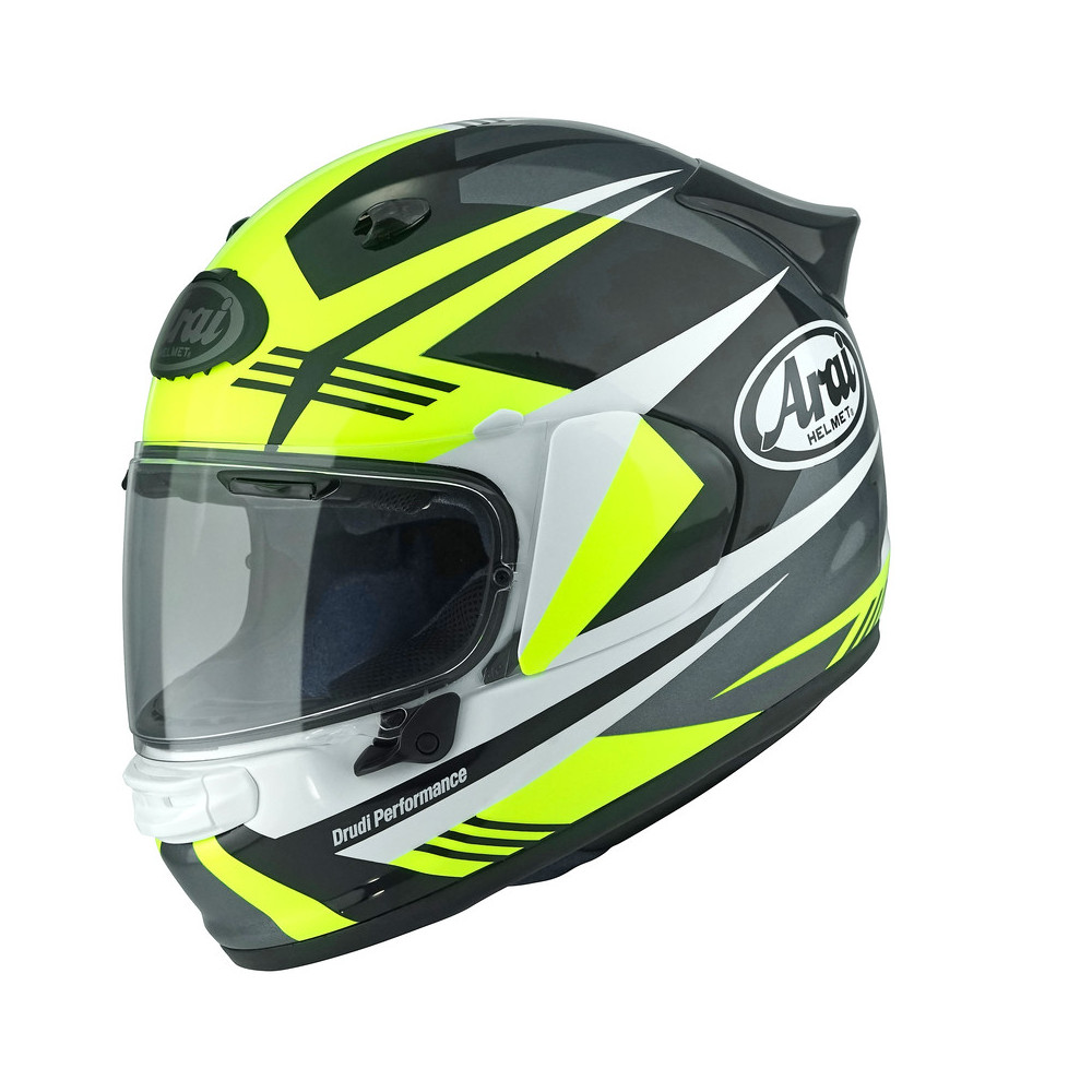 Casque ARAI QUANTIC Mark - jaune ARAI 1 - AVSmoto Racing Parts 