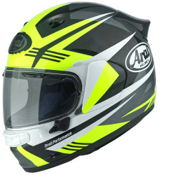 Casque ARAI QUANTIC Mark - jaune ARAI 1 - AVSmoto Racing Parts 