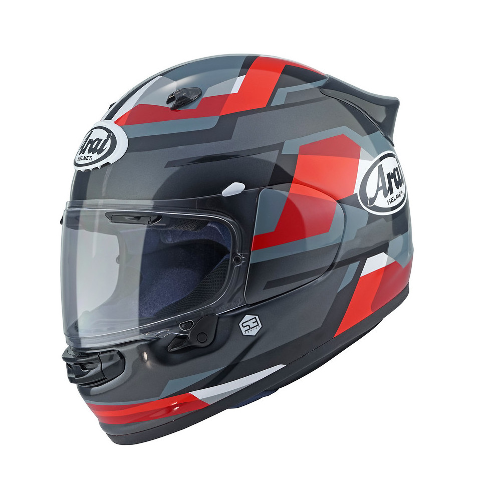 Casque ARAI QUANTIC Abstract - rouge ARAI 1 - AVSmoto Racing Parts 