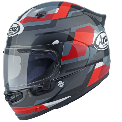 Casque ARAI QUANTIC Abstract - rouge ARAI 1 - AVSmoto Racing Parts 