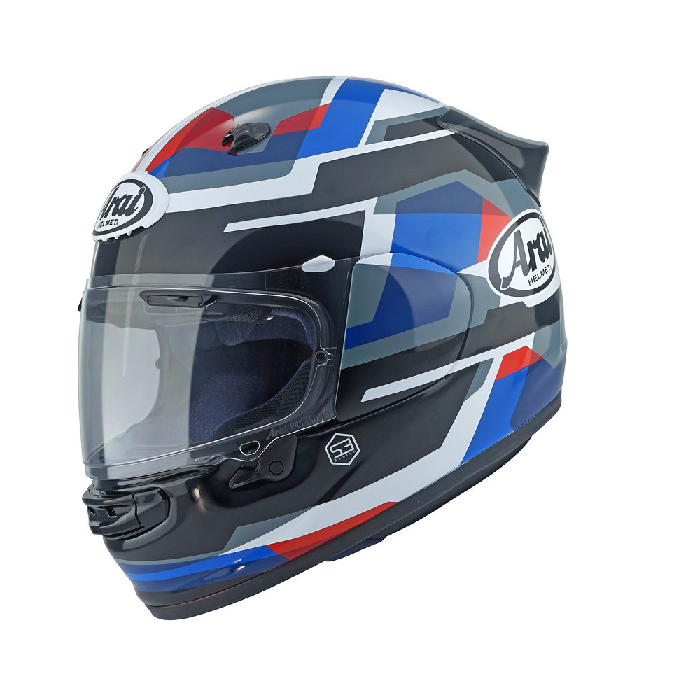 Casque ARAI QUANTIC Abstract - bleu ARAI 1 - AVSmoto Racing Parts 