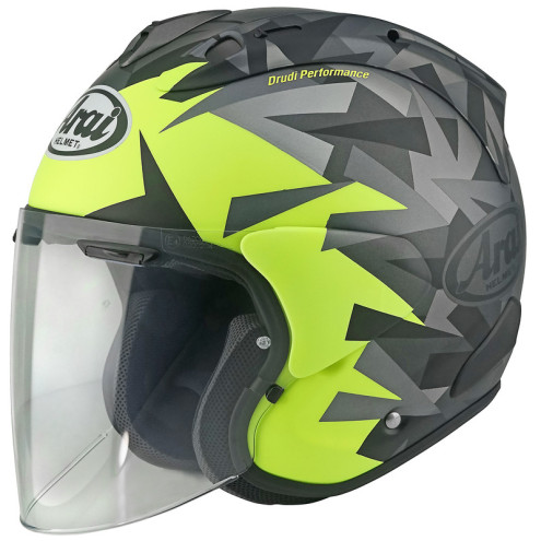 Casque ARAI SZ-R VAS EVO Mimesis Jaune ARAI 1 - AVSmoto Racing Parts 