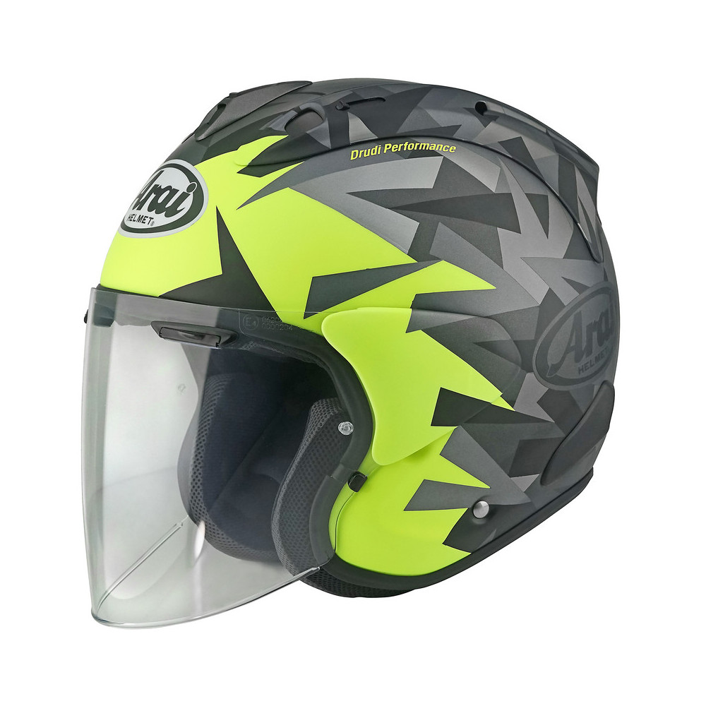 Casque ARAI SZ-R VAS EVO Mimesis Jaune ARAI 1 - AVSmoto Racing Parts 