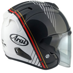 Casque ARAI SZ-R VAS EVO Temu blanc ARAI 2 - AVSmoto Racing Parts 