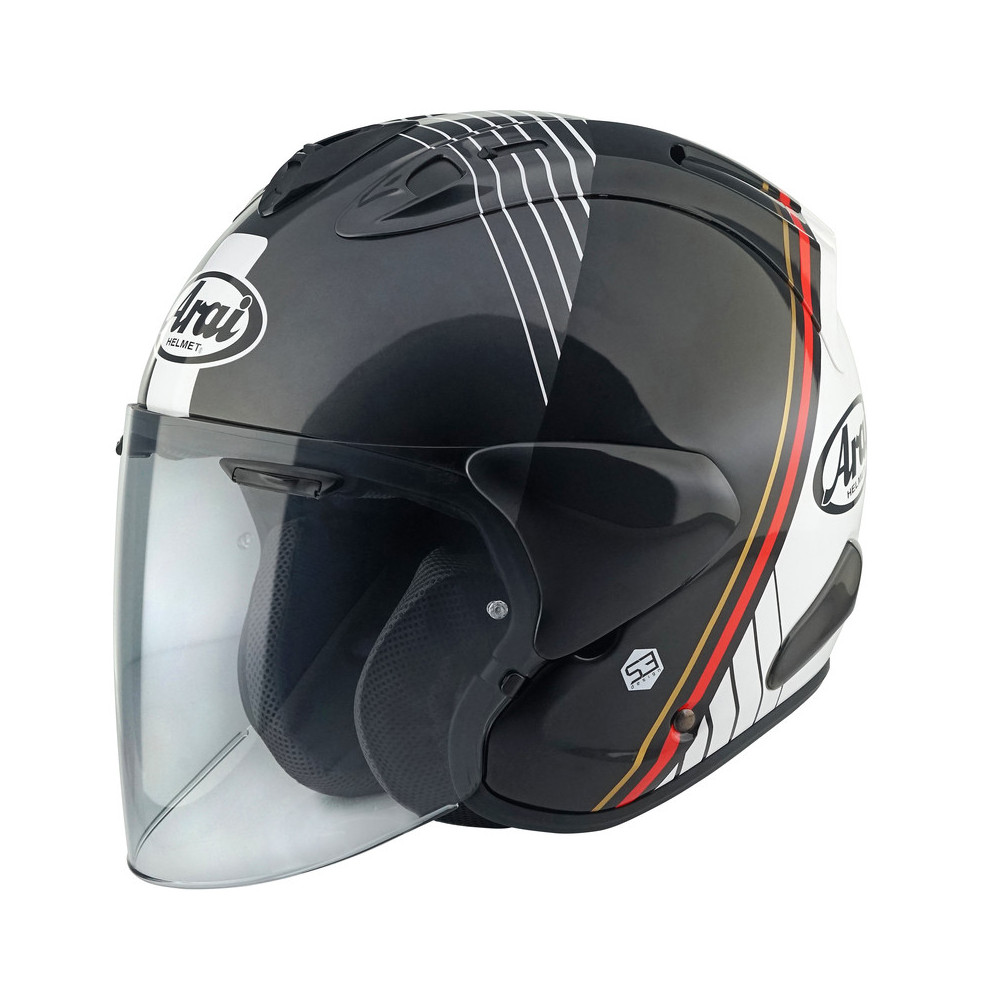 Casque ARAI SZ-R VAS EVO Temu blanc ARAI 1 - AVSmoto Racing Parts 