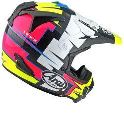 Casque ARAI MX-V EVO Battle - Jaune ARAI 2 - AVSmoto Racing Parts 