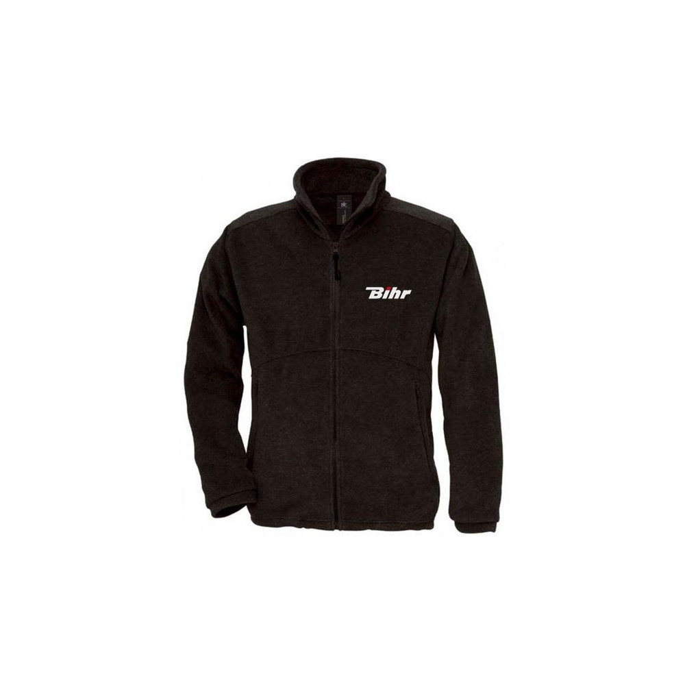 Blouson polaire zippé BIHR - noir taille S Bihr 1 - AVSmoto Racing Parts 