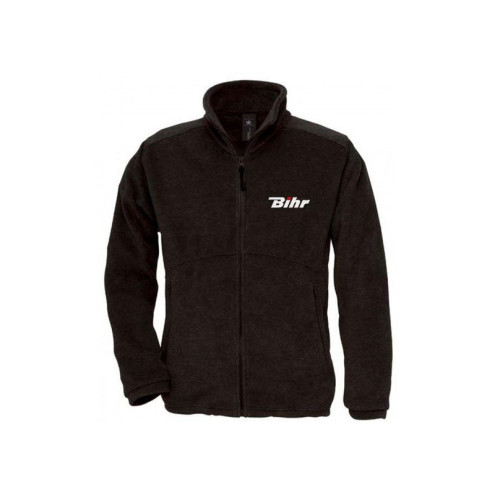 Blouson polaire zippé BIHR - noir taille S Bihr 1 - AVSmoto Racing Parts 