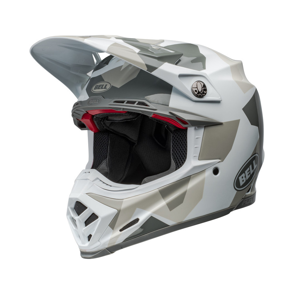 Casque BELL Moto-9S Flex - Rover Gloss White Camo BELL 1 - AVSmoto Racing Parts 