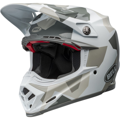 Casque BELL Moto-9S Flex - Rover Gloss White Camo BELL 1 - AVSmoto Racing Parts 