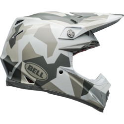 Casque BELL Moto-9S Flex - Rover Gloss White Camo BELL 8 - AVSmoto Racing Parts 