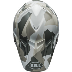 Casque BELL Moto-9S Flex - Rover Gloss White Camo BELL 9 - AVSmoto Racing Parts 