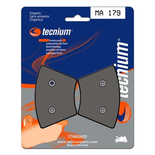 Plaquettes de frein TECNIUM route organique - MA179