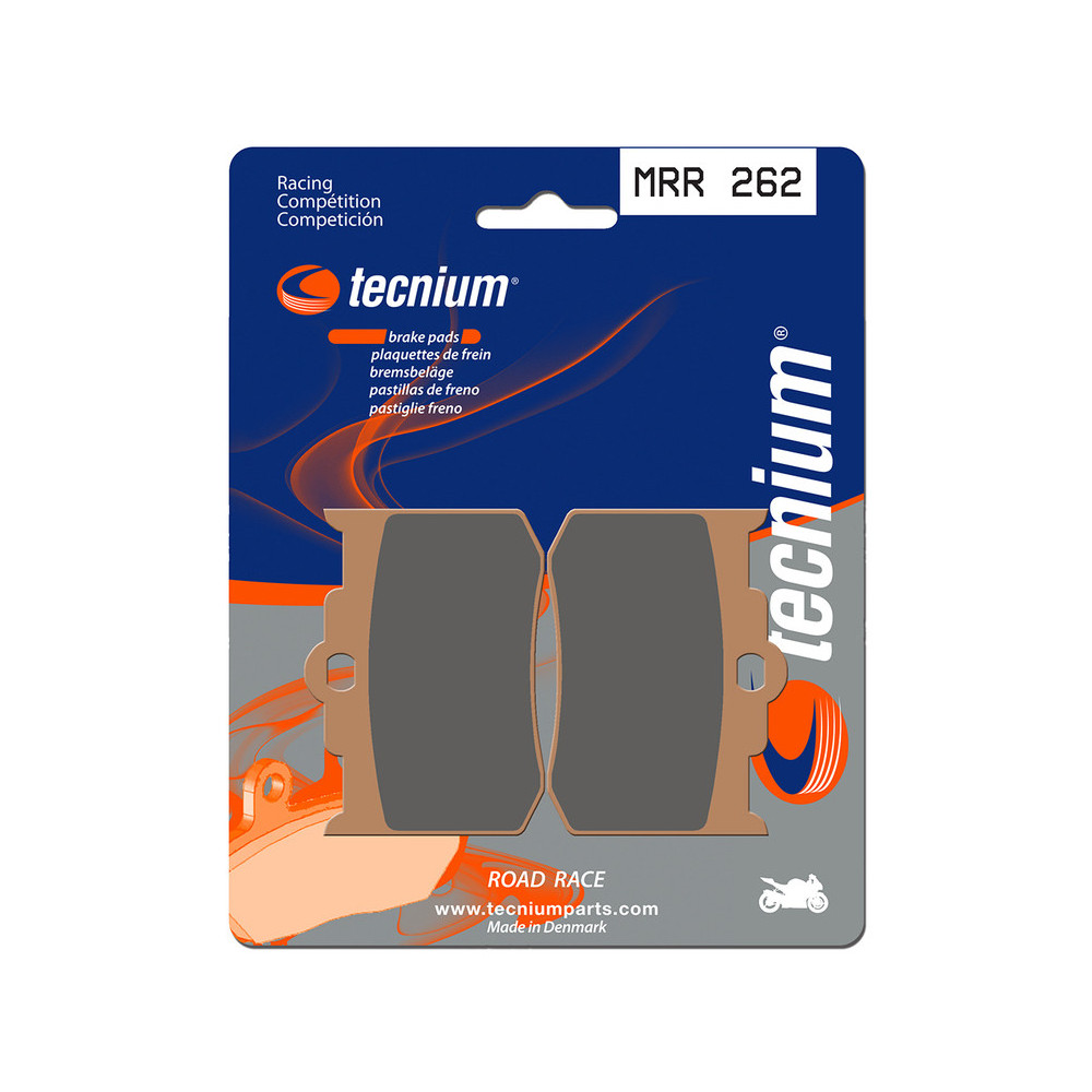 Plaquettes de frein TECNIUM Racing métal fritté - MRR262