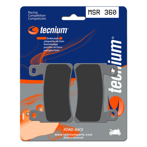 Plaquettes de frein TECNIUM Racing métal fritté - MSR360