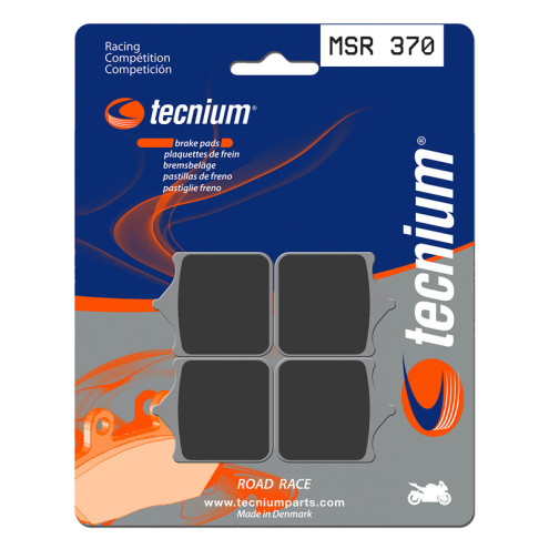 Plaquettes de frein TECNIUM Racing métal fritté - MSR370