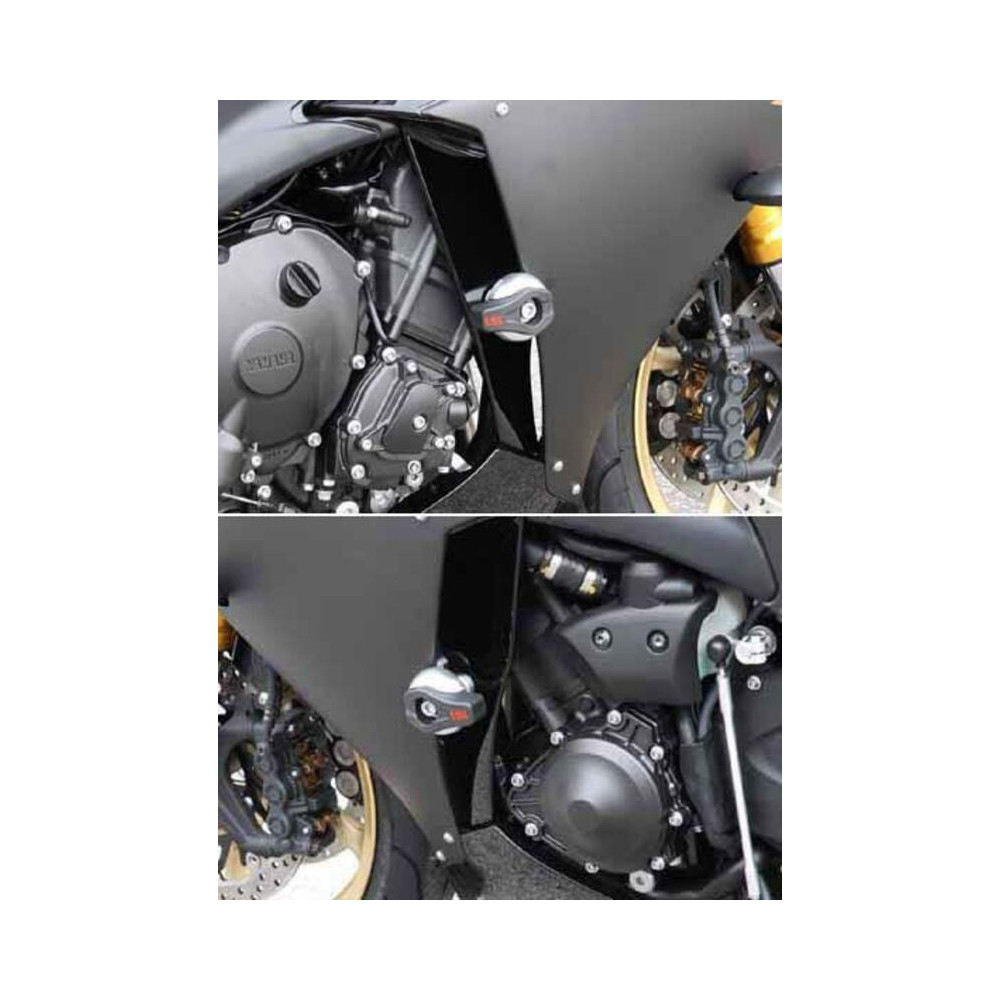 Kit fixation tampon de protection LSL pour YAMAHA YZF-R1 2009 Lsl 1 - AVSmoto Racing Parts 