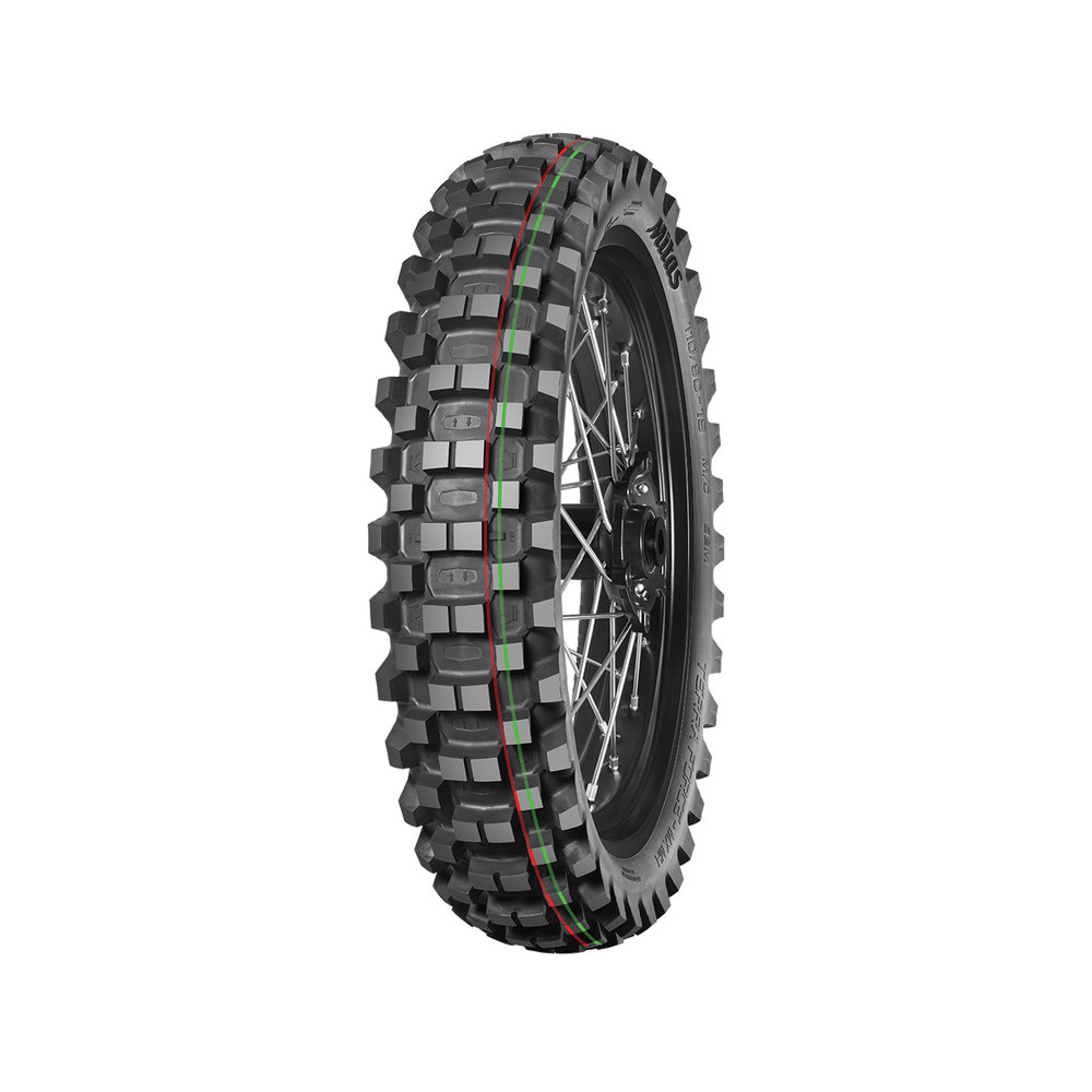 Pneu MITAS TERRA FORCE-MX MH 100/90-19 57M TT MEDIUM HARD TERRAIN RED GREEN NHS MITAS 1 - AVSmoto Racing Parts 