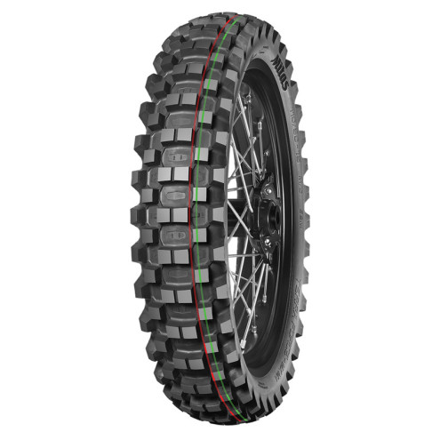 Pneu MITAS TERRA FORCE-MX MH 100/90-19 57M TT MEDIUM HARD TERRAIN RED GREEN NHS MITAS 1 - AVSmoto Racing Parts 