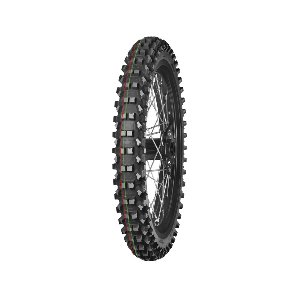 Pneu MITAS TERRA FORCE-MX MH 60/100-14 29M TT MEDIUM HARD TERRAIN RED GREEN NHS MITAS 1 - AVSmoto Racing Parts 