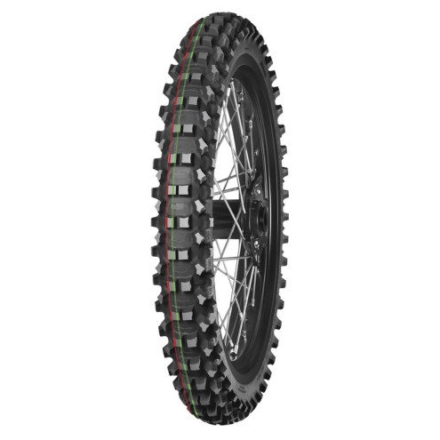 Pneu MITAS TERRA FORCE-MX MH 60/100-14 29M TT MEDIUM HARD TERRAIN RED GREEN NHS MITAS 1 - AVSmoto Racing Parts 