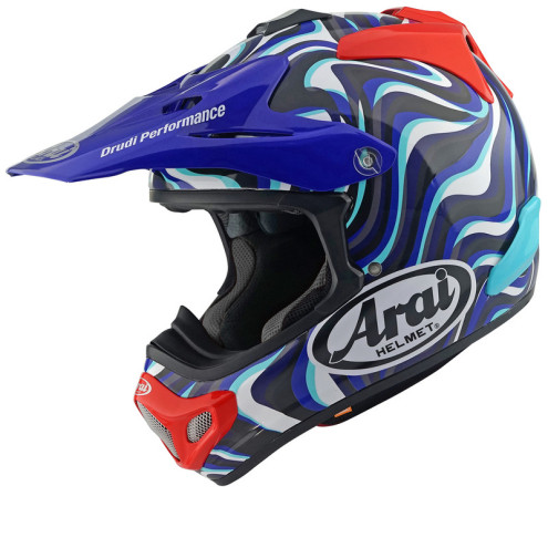 Casque ARAI MX-V EVO Stream - Bleu ARAI 1 - AVSmoto Racing Parts 