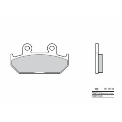 Plaquettes de frein BREMBO route métal fritté - 07HO35SA