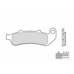 Plaquettes de frein BREMBO route métal fritté - 07HO39SA