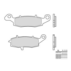 Plaquettes de frein BREMBO route métal fritté - 07KA18LA