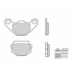 Plaquettes de frein BREMBO Off-Road métal fritté - 07KS04SD