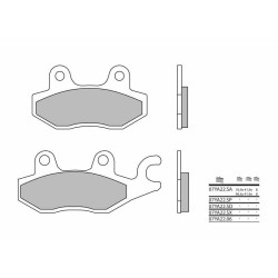 Plaquettes de frein BREMBO route métal fritté - 07YA22SA