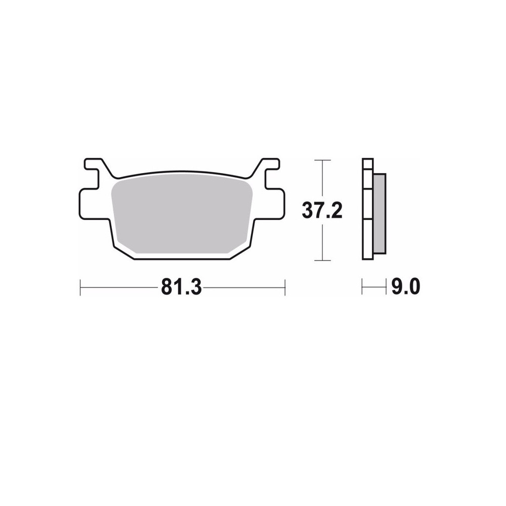 Plaquettes de frein BREMBO route métal fritté - 07GR93SP