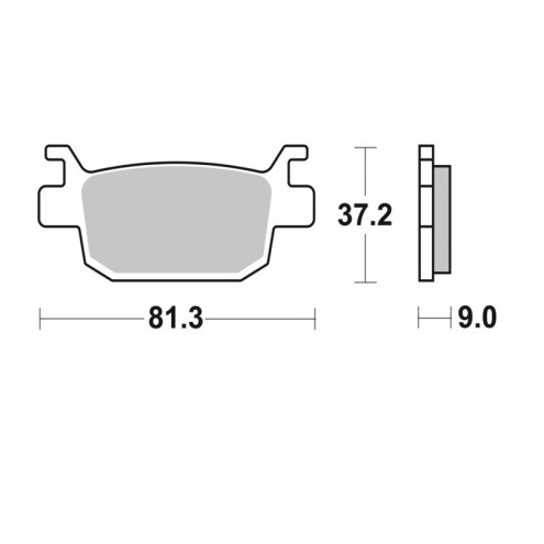 Plaquettes de frein BREMBO route métal fritté - 07GR93SP