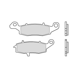 Plaquettes de frein BREMBO route/sport métal fritté - 07KA18SR