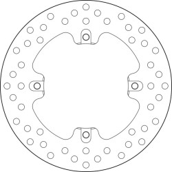 Disque de frein BREMBO Serie Oro rond fixe