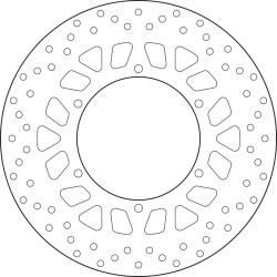 Disque de frein BREMBO Serie Oro rond fixe