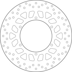 Disque de frein BREMBO Serie Oro rond fixe