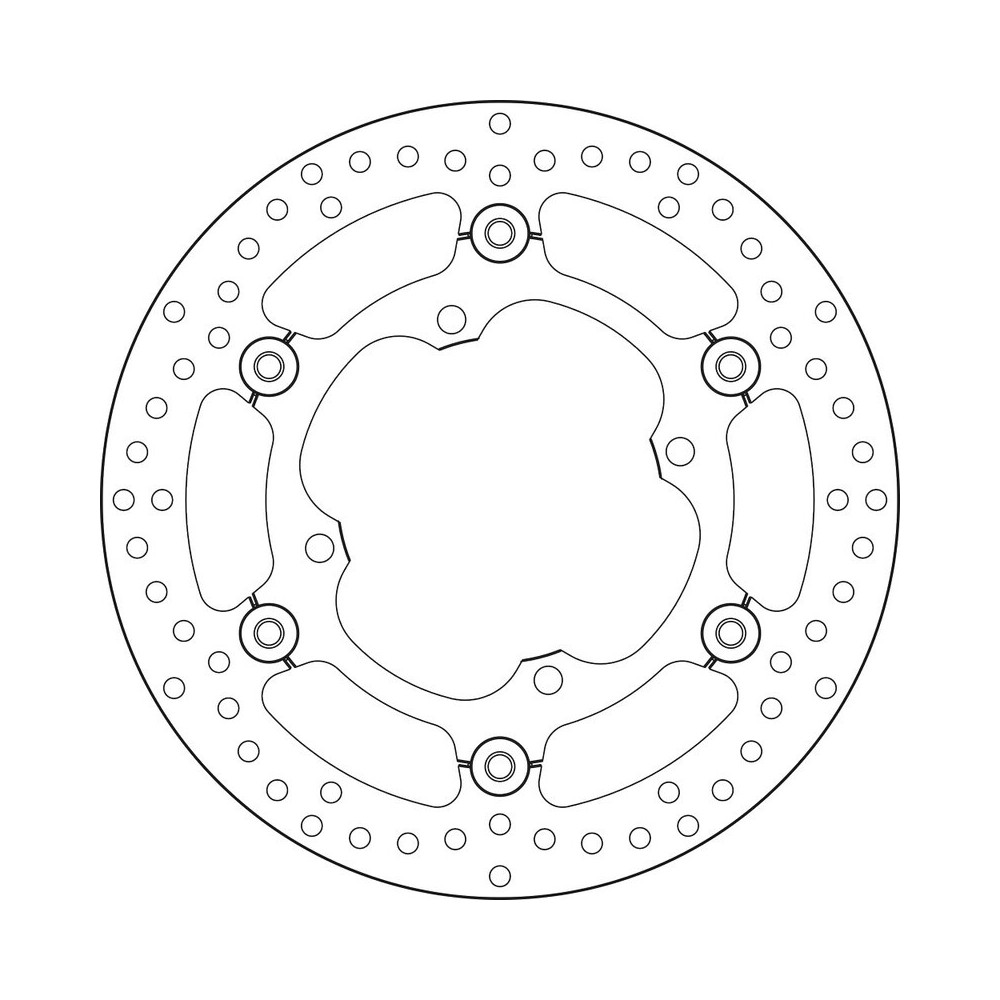 Disque de frein BREMBO Serie Oro rond flottant