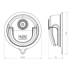 Base ventouse QUAD LOCK 360 QUAD LOCK 2 - AVSmoto Racing Parts 