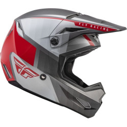 Casque FLY RACING Kinetic Drift - Charcoal/gris/rouge 2 - AVSmoto Racing Parts 