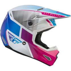 Casque FLY RACING Kinetic Drift - rose/blanc/bleu 2 - AVSmoto Racing Parts 