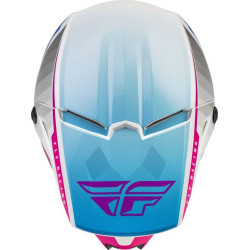 Casque FLY RACING Kinetic Drift - rose/blanc/bleu 4 - AVSmoto Racing Parts 